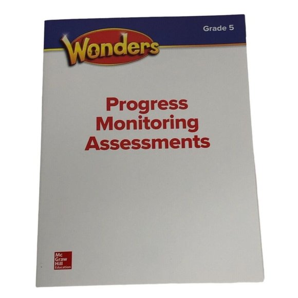 Wonders Progress Monitoring Assessments Grade 5 Reading Homeschool Workbook - Picture 1 of 9